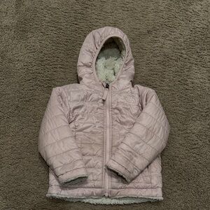 Pink Quilted Hooded Jacket